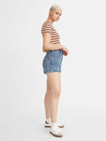 LEVIS HIGH WAISTED MOM SHORT - AMAZING INDIGO