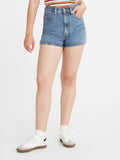 LEVIS HIGH WAISTED MOM SHORT - AMAZING INDIGO