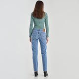 Levis Womens Middy Straight Jeans - Good Grades