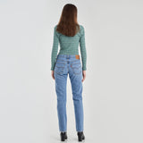 Levis Womens Middy Straight Jeans - Good Grades