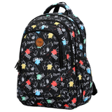 Alimasy Large School Backpack - Black Urban