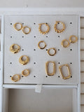 Finerrings Rope Hoops - Gold