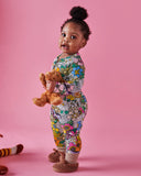 Kip & Co Bliss Floral Organic LS Zip Romper