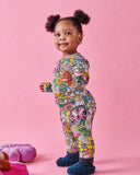 Kip & Co Bliss Floral Organic Drop Crotch Pant