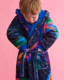 Kip & Co Rocket Man Kuddle Kids Robe Small