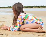 Kip & Co Colour Me Happy Long Sleeve Bathers - Sizes 2 to 8