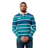 Canterbury Mens Engineered Stripe Rugby Majolica Blue - XL & 3XL