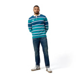 Canterbury Mens Engineered Stripe Rugby Majolica Blue - XL & 3XL