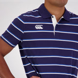 Canterbury Mens Yarn Dye Polo - Peacoat