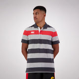 Canterbury Mens Engineered Stripe Polo - Classic Marle - Size S