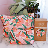 Annabel Trends Linen Shower Cap - Blossom Branches