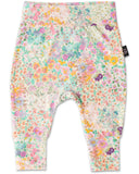 Kip & Co Little Bit Ditsy Organic Crotch Pant - Size 0 - 3 mths