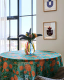 Kip & Co Perfect Posie Round Linen Tablecloth