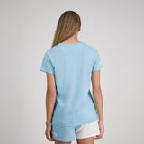 Canterbury Womens Brush Stroke T-Shirt - Sky Blue