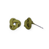 Ruby Olive Love Me Knot Stud Earrings - Various Colours