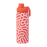 Annabel Trends Watermate Stainless Drink Bottle – 550ml - Red Squiggle
