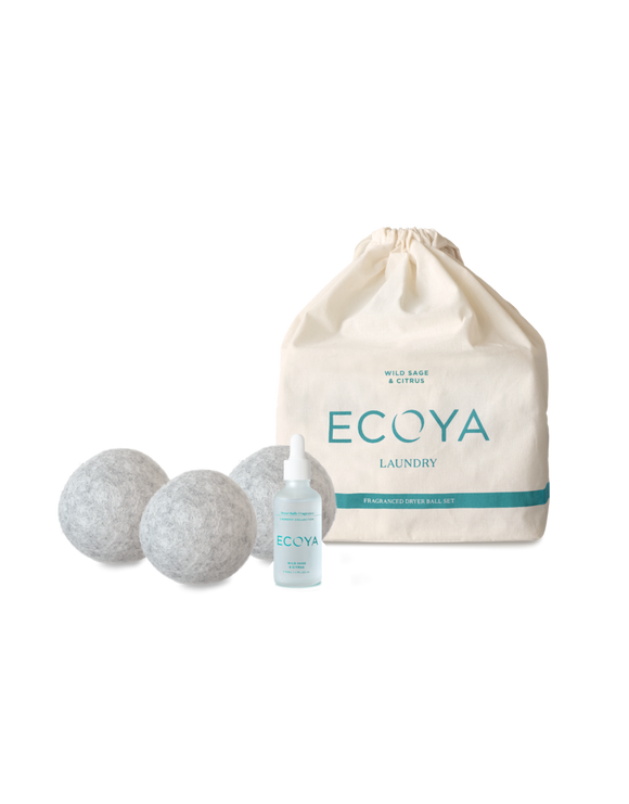 Ecoya Dryer Ball Set - Wild Sage & Citrus