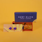 Ruby Olive Love Me Knot Stud Earrings - Various Colours