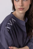 Alexandra Knight Charcoal Top - Size L