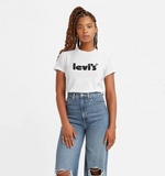 Levis The Perfect Tee Seasonal Poster Logo - White