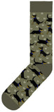 Red Tractor Designs Black / Tan Kelpie Boxed Socks - Sizes M & L