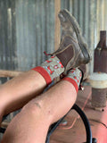 Red Tractor Designs Hereford Boxed Socks - Sizes S, M & L