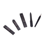 Maverick Black 5pc Manicure Set