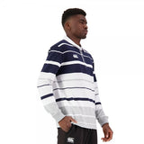 Canterbury Mens Yarn Dye Stripe Rugby White - Sizes XS & L