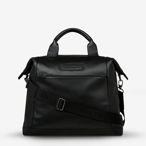 Status Anxiety Comes In Waves Bag - Black