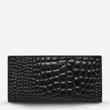 Status Anxiety In The Beginning Wallet - Croc Emboss