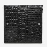 Status Anxiety In The Beginning Wallet - Croc Emboss