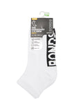 Bonds Cushioned 1/4 Crew Kids Socks 4pk - White