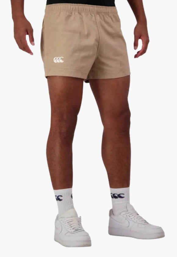 CANTERBURY MENS RETRO ON FIELD SHORT - TAUPE