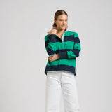 Est 1971 Rugby Sweatshirt - Navy & Green