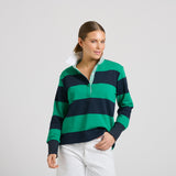 Est 1971 Rugby Sweatshirt - Navy & Green