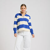 Est 1971 Rugby Sweatshirt - Royal Blue