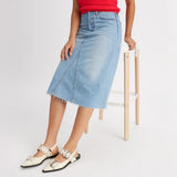 Levi's® Women's High-Rise A-Line Deconstructed Skirt - Secret Secret