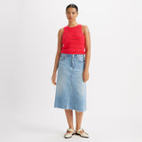 Levi's® Women's High-Rise A-Line Deconstructed Skirt - Secret Secret