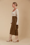 Isle of Mine Freya Wrap Skirt -Toffee - Size S & L