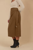 Isle of Mine Freya Wrap Skirt -Toffee - Size S & L