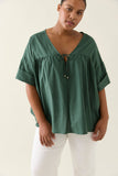Isle of Mine Aurora Relaxed Top Myrtle - One Size