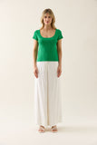 Isle of Mine Adele Knit Tshirt - Green