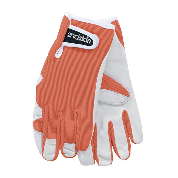 Annabel Trends 2nd Sking Goatskin Garden Gloves Large - Terracotta