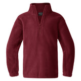 LWR Hinkler Polar Fleece Half-Zip Pullover - Dark Maroon - Size XL & 2XL