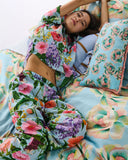 Kip & Co Spring In The Air Adult Organic Cotton Short Sleeve Shirt & Pant Pyjama Set