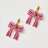 Martha Jean Bow Earrings - Various Colours