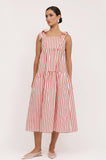 Adorne Noah Poplin Stripe Dress