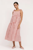 Adorne Noah Poplin Stripe Dress