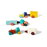 Hovers Tractors - Wooden Building Tractor Set