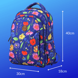 Alimasy Midsize Backpack - Bees & Wildflowers